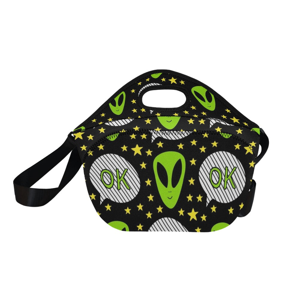 Alien OK - Neoprene Lunch Bag Neoprene Lunch Bag Printed Offshore