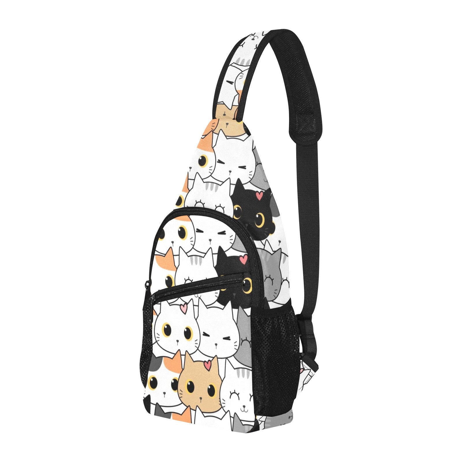 Cute Cartoon Cats - Chest Bag