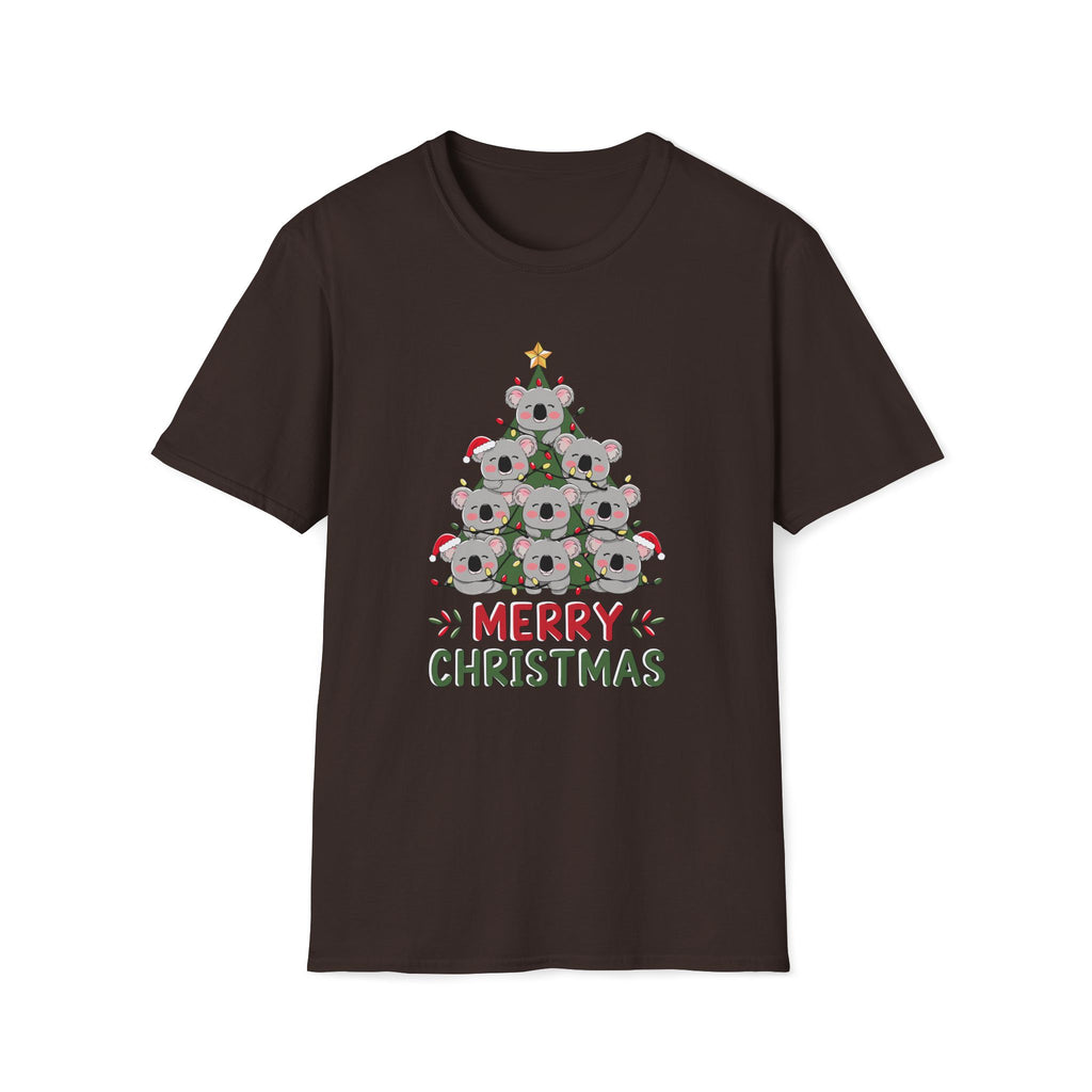 Australian Koala Christmas Tree - Unisex Softstyle T-Shirt