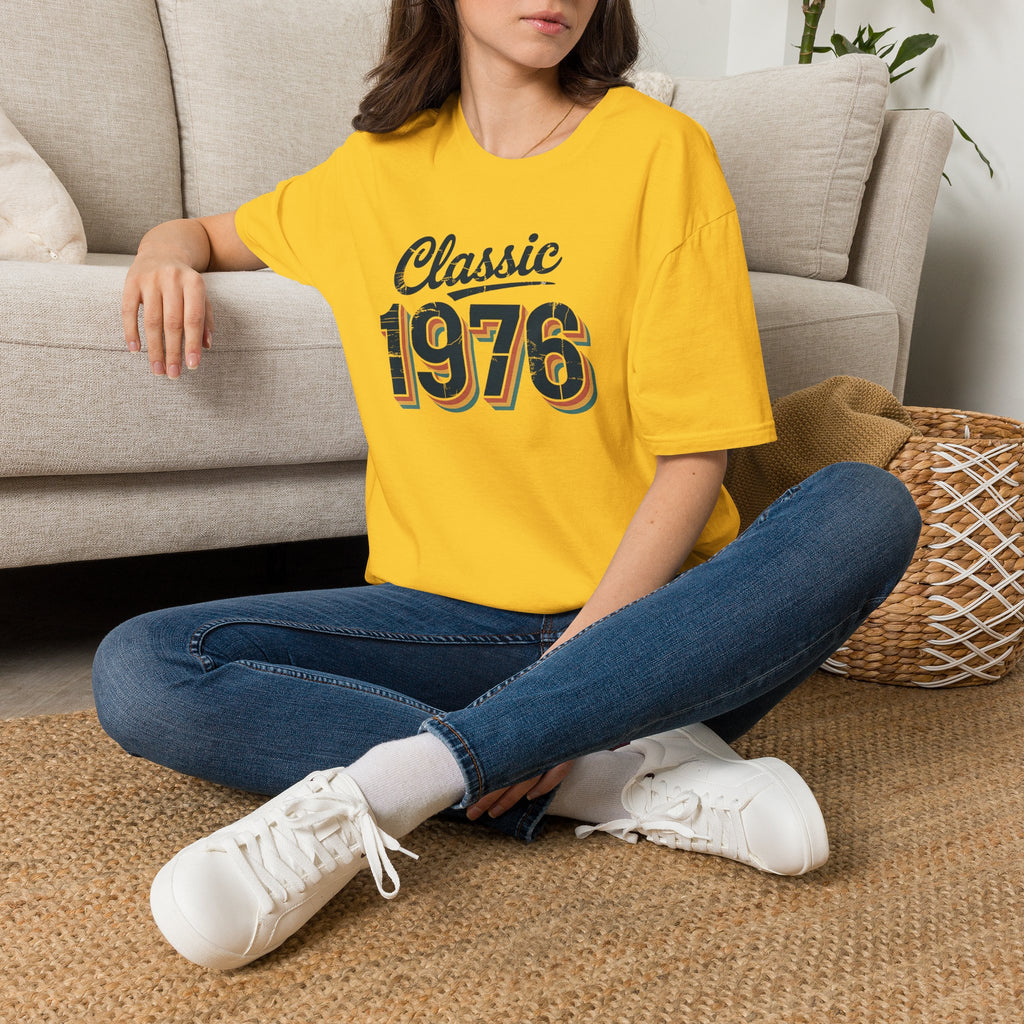 Turning 50, Classic 1976 Unisex Softstyle T-Shirt T-Shirt Australian Printer Birthday