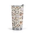 Personalised Books And Coffee Stainless Steel 20oz Travel Mug Default Title Personalised 20oz Travel Mug Coffee Printed Offshore Reading