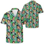 Personalised Add Your Face, Toucan Jungle Mens Casual Hawaiian Shirt Personalised Hawaiian Shirt Printed Offshore