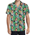 Personalised Add Your Face, Toucan Jungle Mens Casual Hawaiian Shirt Personalised Hawaiian Shirt Printed Offshore
