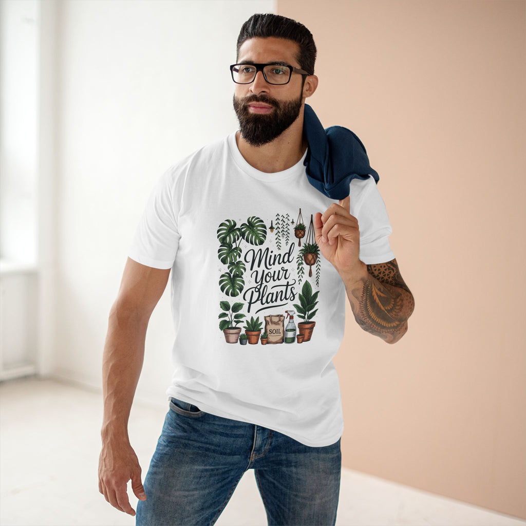 Mind Your Plants - Mens Adult Staple Tee