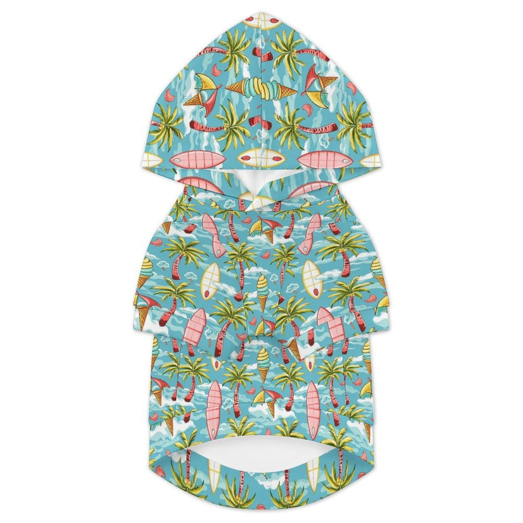 Summer Surf Pet Hoodie (Large Size)