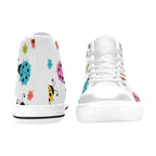 Ladybugs - Kids High Top Canvas Shoes