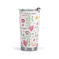 Personalised Valentine Stainless Steel 20oz Travel Mug Default Title Personalised 20oz Travel Mug Love Printed Offshore