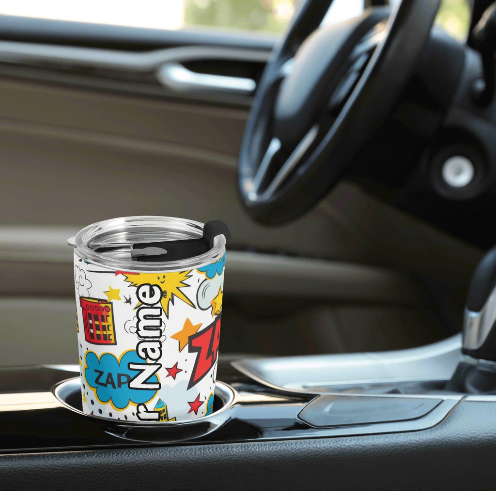 Personalised Comic Book Fun Stainless Steel 20oz Travel Mug Personalised 20oz Travel Mug comic Printed Offshore