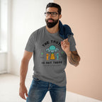 The Truth Is Out There, UFO, Alien - Men's Staple Tee Athletic Heather Mens Premium T-Shirt Printed in AU and US Sci Fi