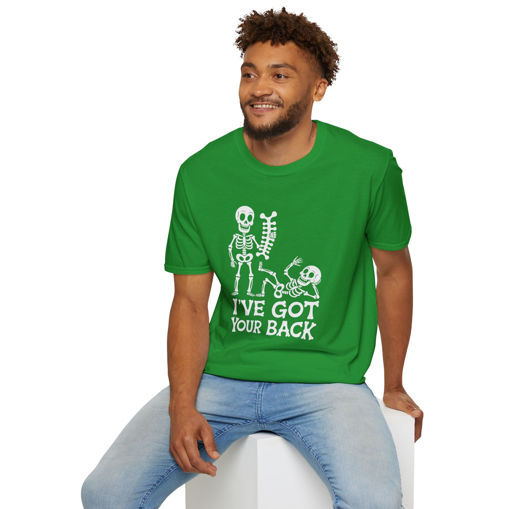 Skeleton, I've Got Your Back - Unisex Softstyle T-Shirt