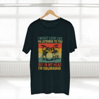 I Might Look Like I'm Listening To You, But In My Head I'm Drumming - Mens Adult Staple Tee