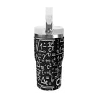 Personalised Mathematics 20oz Stainless Steel Tumbler Screw On Lid With Straw Personalised 20oz Tumbler with Top Handle Maths Printed Offshore