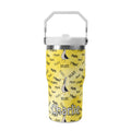 Personalised - Mum Seagulls - 20oz Stainless Steel Tumbler Screw On Lid With Straw Default Title Personalised 20oz Tumbler with Top Handle animal Mum Printed Offshore