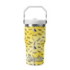 Personalised - Mum Seagulls - 20oz Stainless Steel Tumbler Screw On Lid With Straw Default Title Personalised 20oz Tumbler with Top Handle animal Mum Printed Offshore