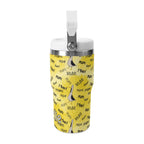 Personalised - Mum Seagulls - 20oz Stainless Steel Tumbler Screw On Lid With Straw Personalised 20oz Tumbler with Top Handle animal Mum Printed Offshore