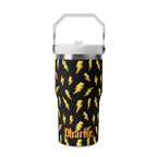 Personalised Lightning Bolts 20oz Stainless Steel Tumbler Screw On Lid With Straw Default Title Personalised 20oz Tumbler with Top Handle comic Printed Offshore