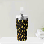 Personalised Lightning Bolts 20oz Stainless Steel Tumbler Screw On Lid With Straw Personalised 20oz Tumbler with Top Handle comic Printed Offshore