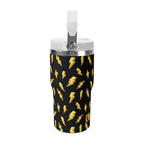 Personalised Lightning Bolts 20oz Stainless Steel Tumbler Screw On Lid With Straw Personalised 20oz Tumbler with Top Handle comic Printed Offshore