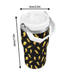 Personalised Lightning Bolts 20oz Stainless Steel Tumbler Screw On Lid With Straw Personalised 20oz Tumbler with Top Handle comic Printed Offshore
