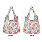 Australian Flowers 3 Pack of Foldable Shopping Bags 3-Pack Shopping Bags Plants Printed Offshore