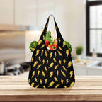 Lightning Bolts 3 Pack of Foldable Shopping Bags 3-Pack Shopping Bags comic Printed Offshore
