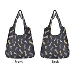 Chess Pattern 3 Pack of Foldable Shopping Bags 3-Pack Shopping Bags Chess Games Printed Offshore
