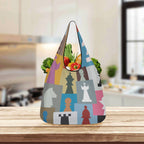 Colourful Chess 3 Pack of Foldable Shopping Bags 3-Pack Shopping Bags Chess Games Printed Offshore