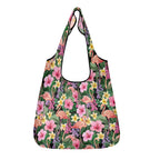 Flamingo Jungle 3 Pack of Foldable Shopping Bags Default Title 3-Pack Shopping Bags animal Plants Printed Offshore