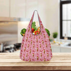 Cherry Ice Cream 3 Pack of Foldable Shopping Bags 3-Pack Shopping Bags Food Printed Offshore