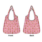 Cherry Ice Cream 3 Pack of Foldable Shopping Bags 3-Pack Shopping Bags Food Printed Offshore