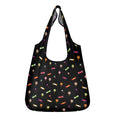 Candy 3 Pack of Foldable Shopping Bags Default Title 3-Pack Shopping Bags Food Printed Offshore