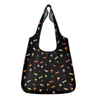 Candy 3 Pack of Foldable Shopping Bags Default Title 3-Pack Shopping Bags Food Printed Offshore