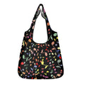 Colourful Music Notes, Quavers 3 Pack of Foldable Shopping Bags Default Title 3-Pack Shopping Bags Music Printed Offshore