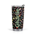 Personalised Colourful Music Notes Stainless Steel 20oz Travel Mug Default Title Personalised 20oz Travel Mug Music Printed Offshore