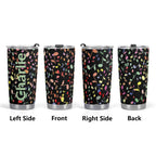 Personalised Colourful Music Notes Stainless Steel 20oz Travel Mug Personalised 20oz Travel Mug Music Printed Offshore