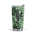 Personalised Jungle Leaves Stainless Steel 20oz Travel Mug Default Title Personalised 20oz Travel Mug Plants Printed Offshore
