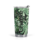 Personalised Jungle Leaves Stainless Steel 20oz Travel Mug Default Title Personalised 20oz Travel Mug Plants Printed Offshore