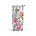 Personalised Australian Flowers Stainless Steel 20oz Travel Mug Default Title Personalised 20oz Travel Mug Plants Printed Offshore