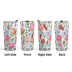 Personalised Australian Flowers Stainless Steel 20oz Travel Mug Personalised 20oz Travel Mug Plants Printed Offshore