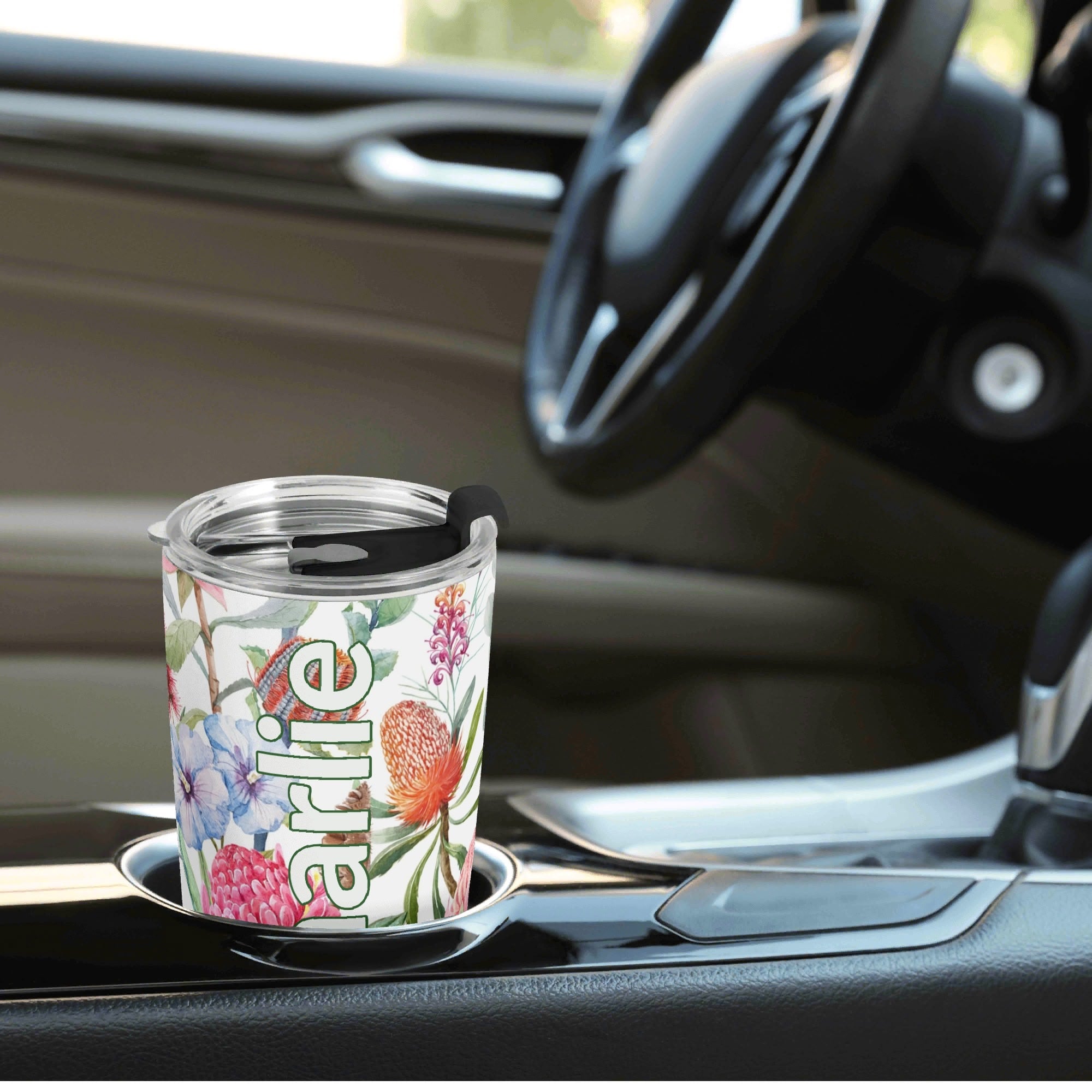 Personalised Australian Flowers Stainless Steel 20oz Travel Mug Personalised 20oz Travel Mug Plants Printed Offshore