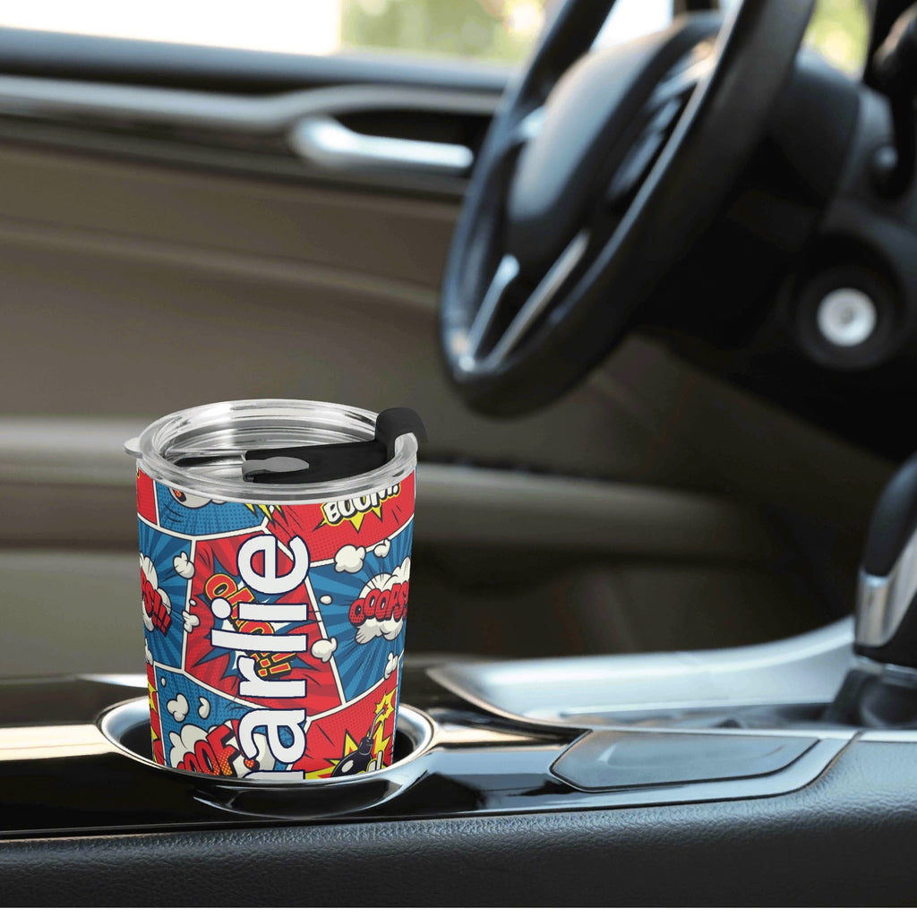 Personalised Comic Book Pop Stainless Steel 20oz Travel Mug Personalised 20oz Travel Mug comic Printed Offshore