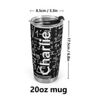 Personalised Mathematics Stainless Steel 20oz Travel Mug Personalised 20oz Travel Mug Maths Printed Offshore