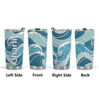 Personalised Ocean Waves Stainless Steel 20oz Travel Mug Personalised 20oz Travel Mug Ocean Printed Offshore