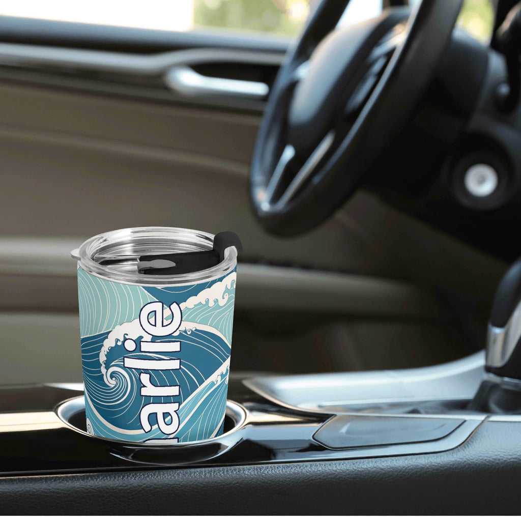 Personalised Ocean Waves Stainless Steel 20oz Travel Mug Personalised 20oz Travel Mug Ocean Printed Offshore