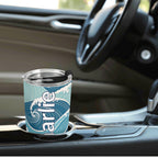 Personalised Ocean Waves Stainless Steel 20oz Travel Mug Personalised 20oz Travel Mug Ocean Printed Offshore