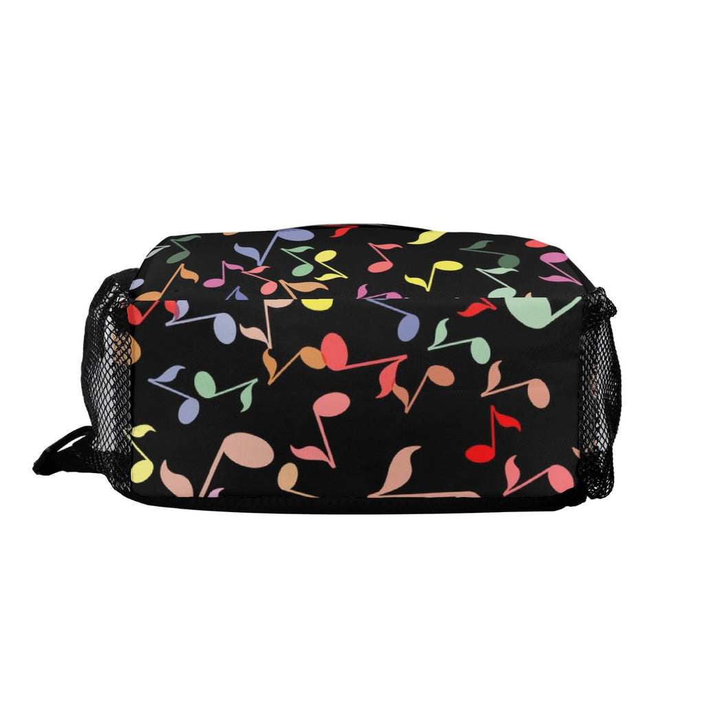 Colourful Music Notes, Quavers Chest Crossbody Bag with Adjustable Strap Chest Crossbody Bag Music Printed Offshore