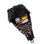 Colourful Music Notes, Quavers Chest Crossbody Bag with Adjustable Strap Chest Crossbody Bag Music Printed Offshore