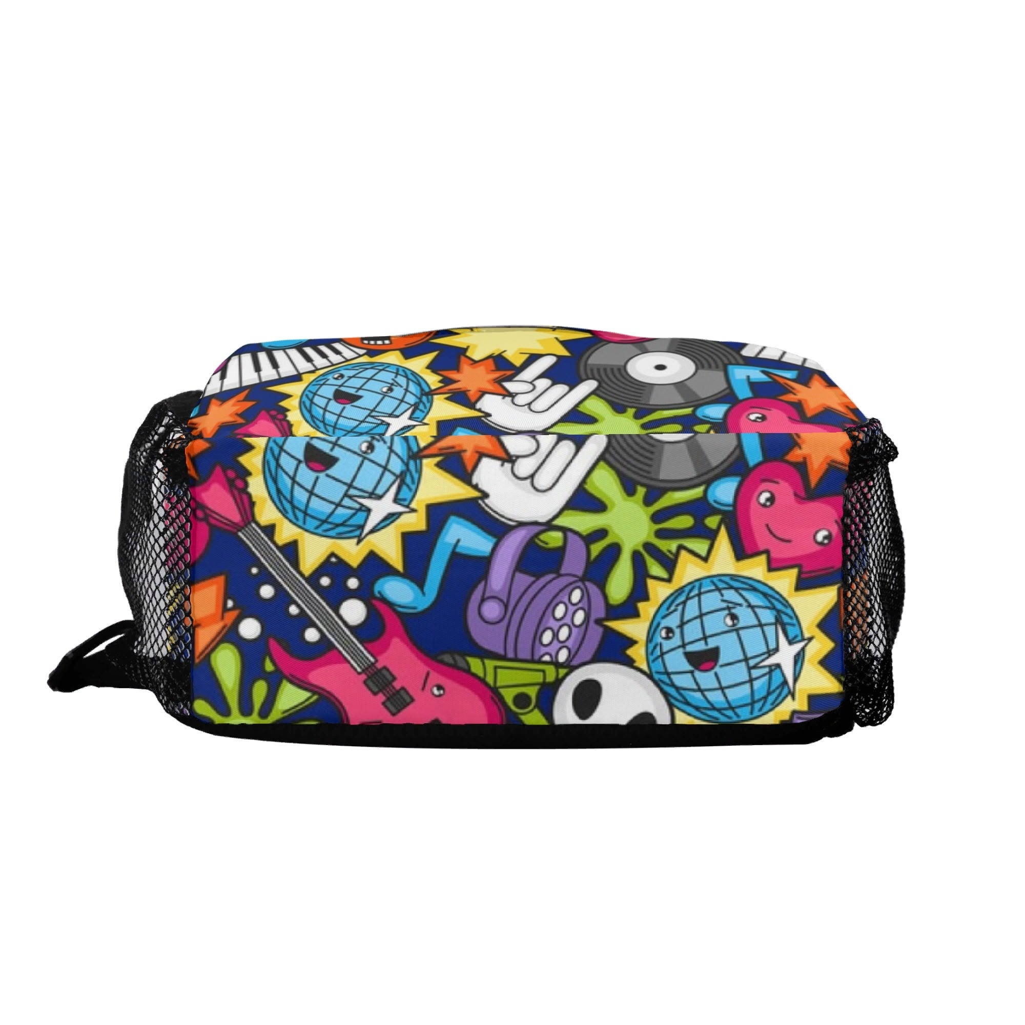 Sticker Music Chest Crossbody Bag with Adjustable Strap Chest Crossbody Bag Music Printed Offshore