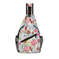 Australian Flowers Chest Crossbody Bag with Adjustable Strap Default Title Chest Crossbody Bag Plants Printed Offshore