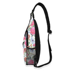 Australian Flowers Chest Crossbody Bag with Adjustable Strap Chest Crossbody Bag Plants Printed Offshore